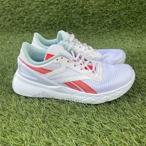 Reebok Nanoflex TR Women’s Size 6 White Orange Running Sneakers GX0187